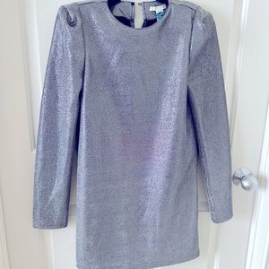 Metallic sequin cocktail dress